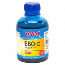 Чорнило WWM E80 Cyan для Epson 200г (E80/C) водорозчинне w_E80/C