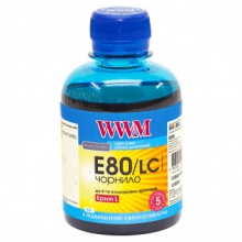 Чорнило WWM E80 Light Cyan для Epson 200г (E80/LC) водорозчинне w_E80/LC