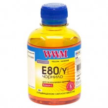 Чорнило WWM E80 Yellow для Epson 200г (E80/Y) водорозчинне w_E80/Y