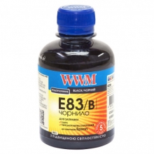 Чернила WWM E83 Black для Epson 200г (E83/B) водорастворимые w_E83/B