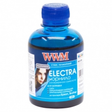 Чернила WWM ELECTRA Cyan для Epson 200г (EU/C) водорастворимые w_EU/C
