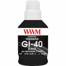 Чорнило WWM GI-40 для Canon 190г Black (G40BP) пігментне w_G40BP