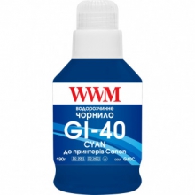 Чорнило WWM GI-40 для Canon 190г Cyan (G40C) w_G40C