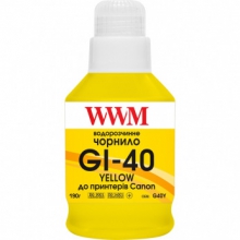 Чорнило WWM GI-40 для Canon 190г Yellow (G40Y) w_G40Y
