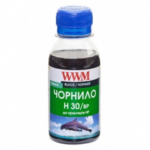 Чорнило WWM H30 Black для HP 100г (H30/BP-2) пігментне w_H30/BP-2
