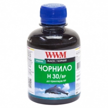 Чорнило WWM H30 Black для HP 200г (H30/BP) пігментне w_H30/BP