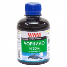 Чорнило WWM H30 Black для HP 200г (H30/B) водорозчинне w_H30/B