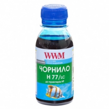 Чорнило WWM H77 Light Cyan для HP 100г (H77/LC-2) водорозчинне w_H77/LC-2