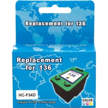 Картридж MicroJet для HP PSC 1513 аналог HP №136 ( C9361HE) Color (HC-F34D) w_HC-F34D