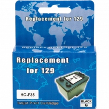 Картридж MicroJet для HP DJ 5943/PS 2573/8053/8753 аналог HP №129 Black (HC-F35) w_HC-F35