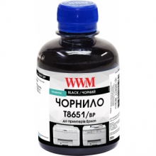 Чорнило WWM T8651 Black для Epson 200г (T8651/BP) пігментне + шприц для заправки w_T8651/BP